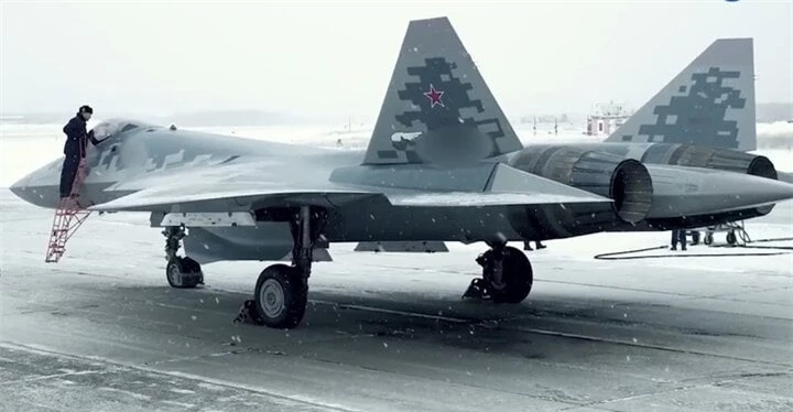 Chiến đấu cơ Su-57 của Nga.