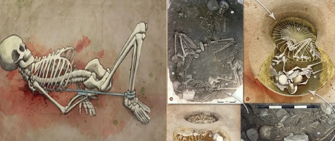 Những bộ xương được khai quật tiết lộ những vụ giết người tra tấn theo kiểu Mafia thời tiền sử