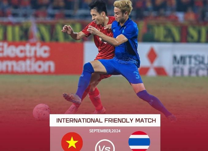 ĐT Việt Nam ấn định thời gian đá giao hữu với ĐT Thái Lan