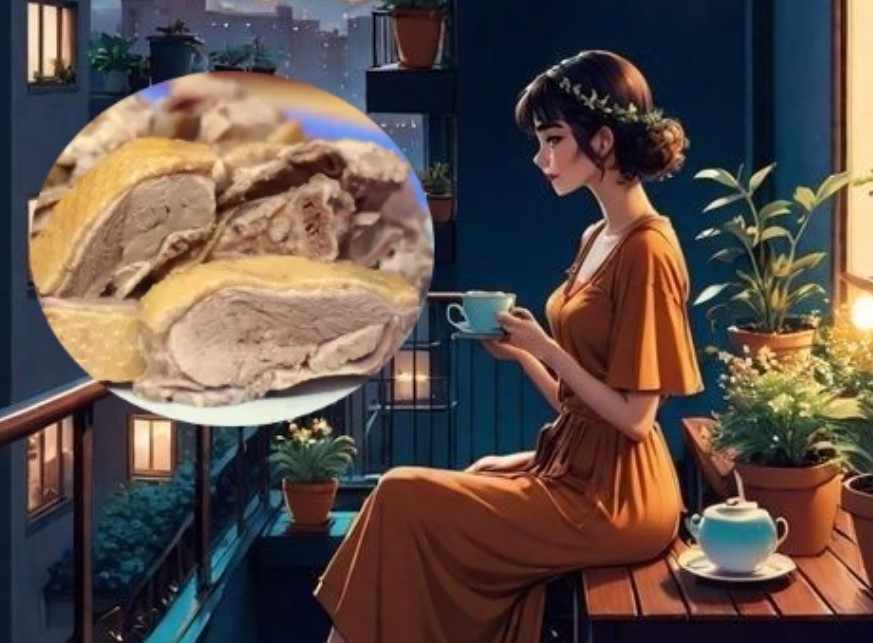 Buổi chiều anh rể mang về 2 con ngan, đến tối chị tôi đưa con về nhà ngoại