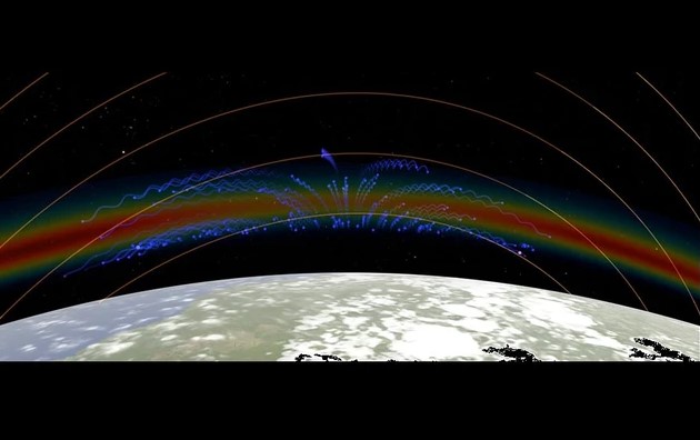 NASA chụp được các ký tự lạ trên bầu trời Trái Đất