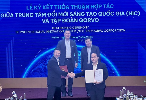 NIC và Tập đoàn Qorvo ký thỏa thuận hợp tác phát triển công nghiệp bán dẫn