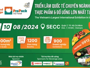 Thư mời tham quan Triển lãm Quốc tế chuyên ngành Thực phẩm Vietfood & Beverage – Propack Vietnam 2024