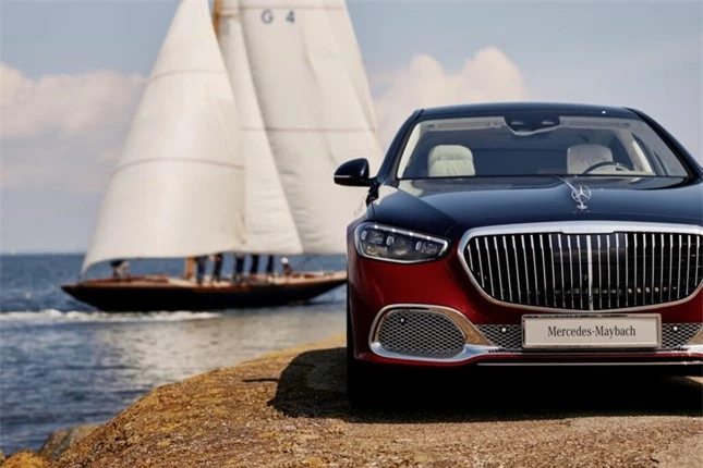 Cận cảnh sedan siêu sang Mercedes-Maybach S680 lấy cảm hứng từ du thuyền ảnh 3