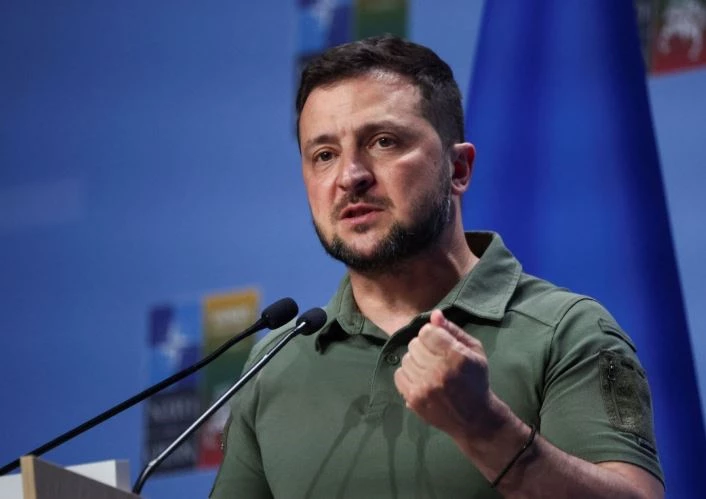 Tổng thống Ukraine Volodymyr Zelensky. Ảnh: Reuters