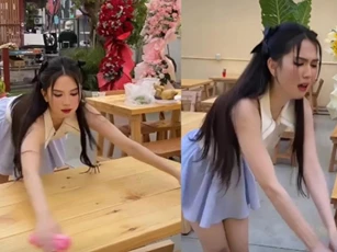 Ngọc Trinh đi làm phục vụ quán nhậu, tiết lộ về hướng đi mới
