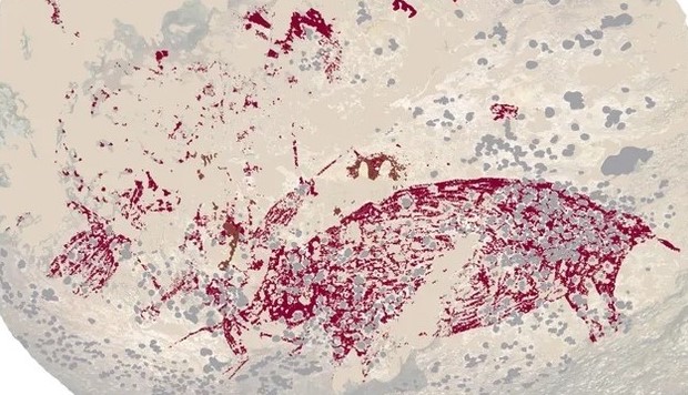Phát hiện bức tranh hang động 'lâu đời nhất thế giới'