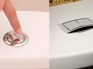 Vì sao bồn cầu nào cũng có hai nút bấm lớn nhỏ?