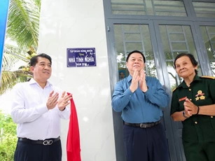 Tây Ninh: Trao nhà tình nghĩa cho 3 gia đình chính sách