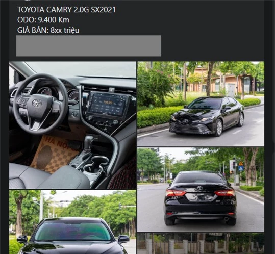 toyota camry 2021