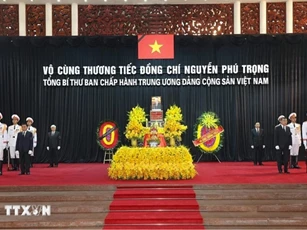 Cử hành trọng thể Lễ viếng Tổng Bí thư Nguyễn Phú Trọng tại Nhà tang lễ Quốc gia