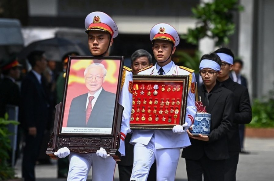 Các hãng thông tấn quốc tế đưa tin về lễ Quốc tang Tổng Bí thư Nguyễn Phú Trọng