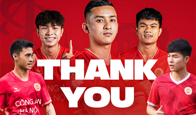 CLB CAHN chia tay thêm 6 cầu thủ