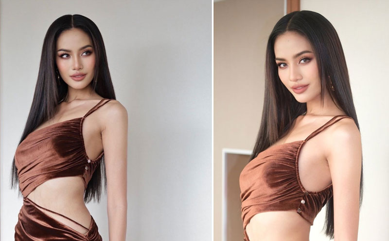 Vẻ gợi cảm của người đẹp cao 1,8 m đăng quang Hoa hậu Hoàn vũ Thái Lan 2024