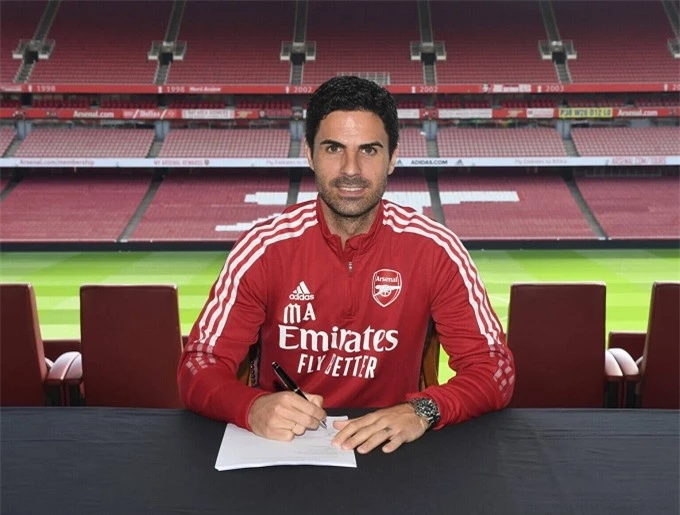 Arteta đang được trọng vọng ở Arsenal