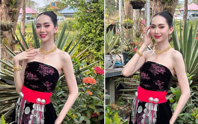 Mê mẩn nhan sắc người đẹp Lào sang Việt Nam thi Hoa hậu Trái Đất