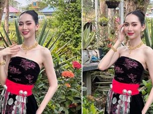 Mê mẩn nhan sắc người đẹp Lào sang Việt Nam thi Hoa hậu Trái Đất