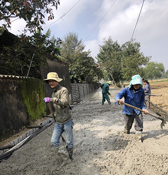 Vượt khó xây dựng nông thôn mới nâng cao ở xã thuần nông Nghi Thịnh