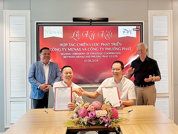 Menas Việt Nam và Phương Phát Group ký kết hợp tác chiến lược