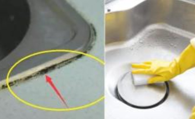 Keo dán trong bồn rửa có bị đen và mọc nấm mốc không? Chỉ cần 1 bước là sạch sẽ và trắng sáng như mới