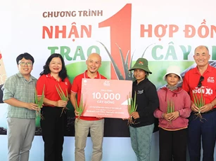 10.000 cây giống hỗ trợ sinh kế cho đồng bào Raglai Ninh Thuận