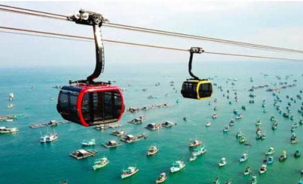 Cáp treo vượt biển dài nhất thế giới nằm ở tỉnh nào?