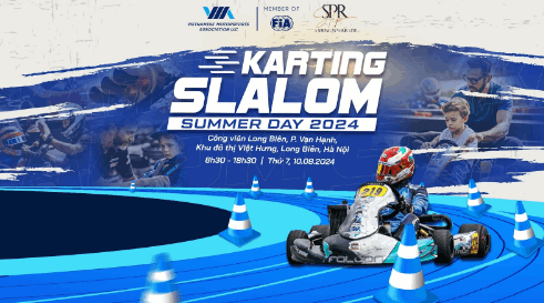 Trải nghiệm thể thao, xây dựng thói quen tham gia giao thông an toàn tại Karting Slalom Summer Day 2024