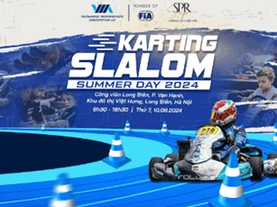 Trải nghiệm thể thao, xây dựng thói quen tham gia giao thông an toàn tại Karting Slalom Summer Day 2024
