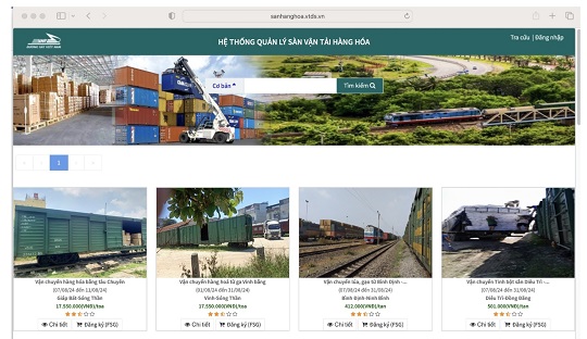 Triển khai phần mềm sàn giao dịch vận tải hàng hóa từ ngày 10/8