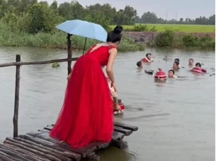 Phì cười trước màn rước dâu như đi 'thỉnh kinh', khác nào đang trải qua 'kiếp nạn thứ 82'