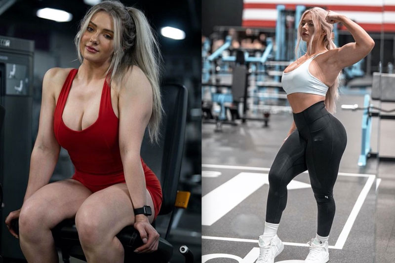 Vẻ gợi cảm đến nao lòng của 'nữ thần phòng gym' có 6,3 triệu fan