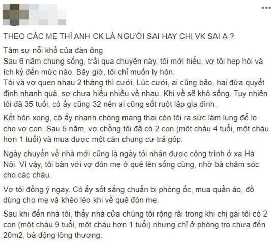 mẹ chồng, chị chồng, tâm sự gia đình