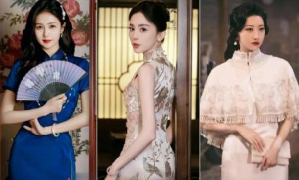 Với vòng mông trái đào và vòng eo con kiến, dù quấn 'bao tải' cũng vẫn đẹp! 8 nữ thần sườn xám này còn có khí chất nổi bật hơn khuôn mặt