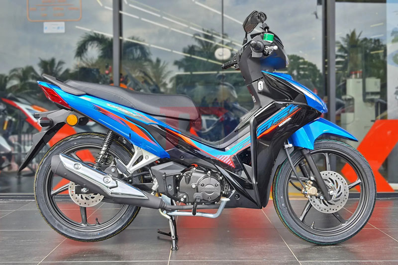 Ngắm ‘ông hoàng xe số’ Honda 125 phân khối, phanh đĩa 2 kênh, giá gần 33 triệu đồng