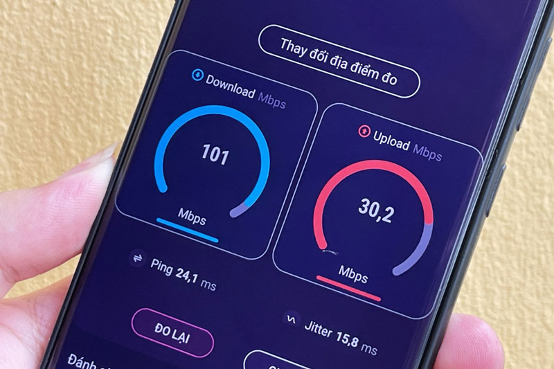 Tốc độ Internet di động tại Việt Nam ghi nhận mức tăng nhẹ