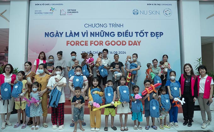 TP Hồ Chí Minh: Tài trợ hơn 200 triệu đồng cho trẻ em tại Bệnh viện Nhi đồng thành phố