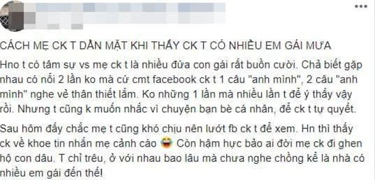 đánh ghen, mẹ chồng nàng dâu, em gái mưa