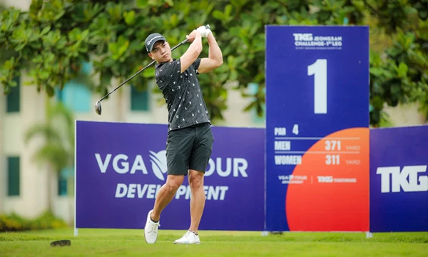 Golfer Trần Lê Duy Nhất sẽ tham dự giải BRG Open Golf Championship Danang 2024.