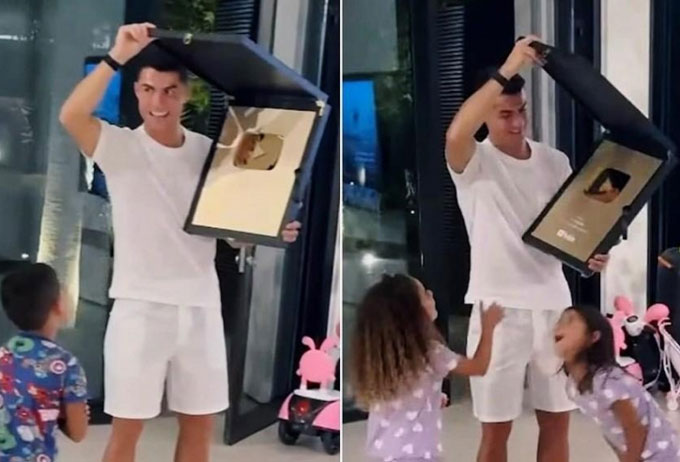 Ronaldo kiếm được bao nhiêu tiền từ Youtube sau khi lập kỷ lục?