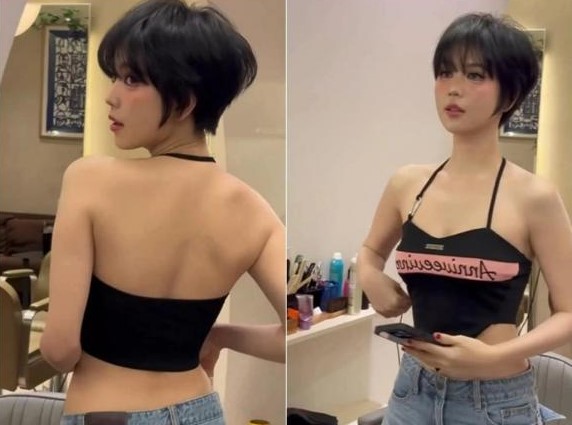 Ngọc Trinh cắt tóc ngắn nhất từ trước đến nay, thay đổi một điều so với lúc mới tự do