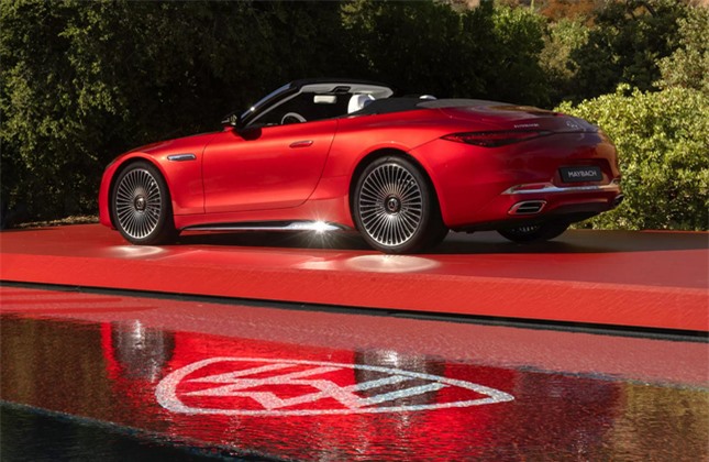 Cận cảnh mẫu mui trần 2 cửa đầu tiên của Maybach ảnh 13