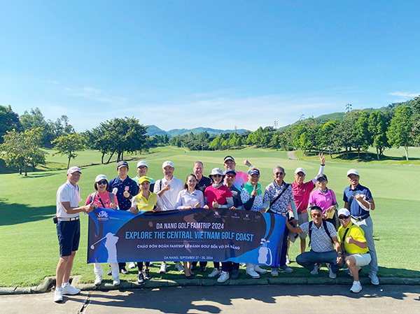 Đoàn famtrip lữ hành quốc tế khảo sát du lịch golf tại Đà Nẵng