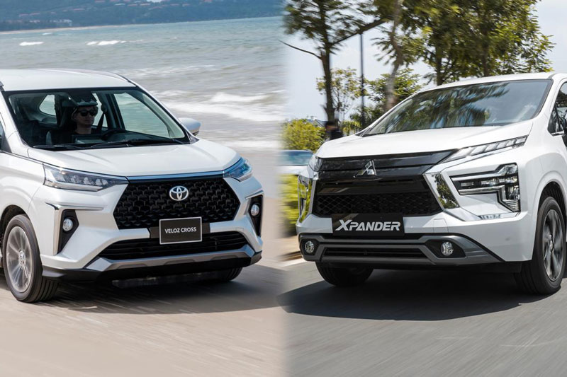 So sánh Mitsubishi Xpander với Toyota Veloz Cross: Tầm giá 700 triệu nên mua xe nào?