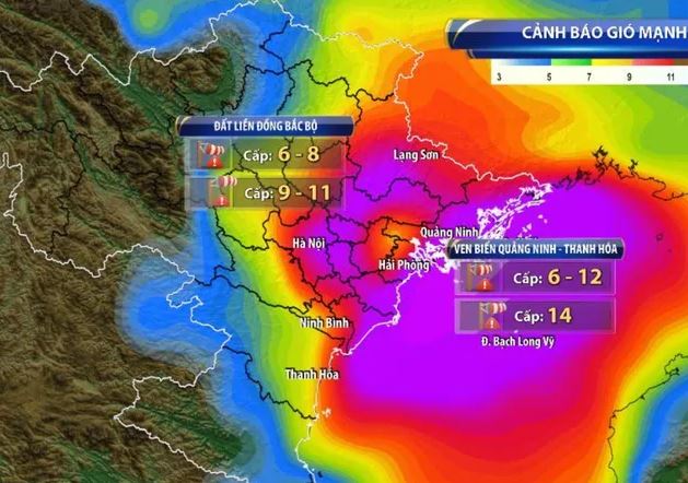Bão số 3 đã mạnh lên siêu bão, khả năng sẽ càn quét đất liền miền Bắc