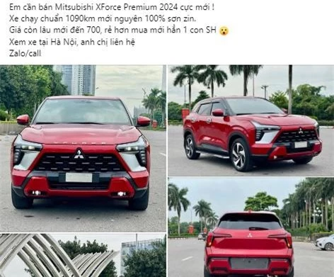 Vừa chạy lướt 1.000 km, Mitsubishi Xforce rao bán với giá đầy ngỡ ngàng 523025