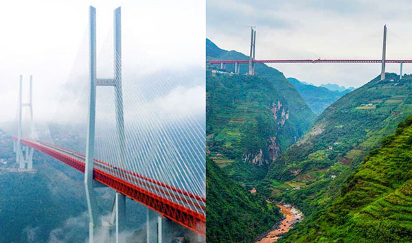 Cây cầu văng cao nhất thế giới: Cao tận 565 mét cheo leo vách núi, từng bị nhiều người coi là bất khả thi