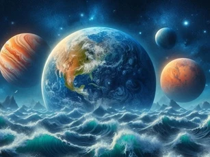 Thêm một hành tinh có sông, biển lộ ra giữa hệ Mặt Trời?