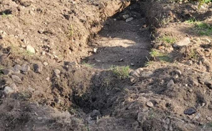 Người đàn ông sững sờ phát hiện bộ xương người trong vườn sau nhà khi dò kim loại