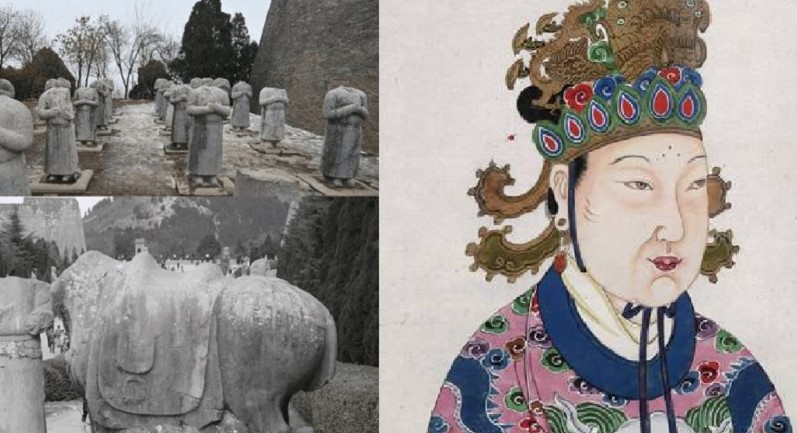 Bóc trần những giả thuyết rùng rợn về 61 tượng đá không đầu đứng canh gác lăng mộ Võ Tắc Thiên