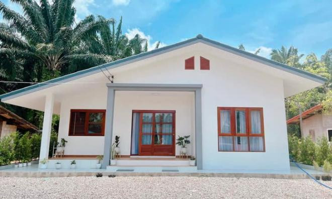 Thiết kế nhà cấp bốn tối giản phù hợp với vợ chồng trẻ, kinh phí xây dựng hơn 800 triệu đồng